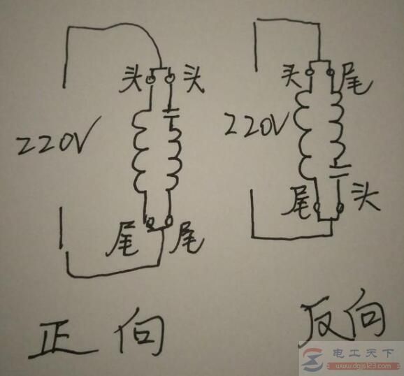 单相电容启动电动机怎么实现正反转