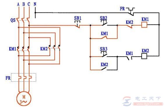 一文看懂电机正反转电路的接线图