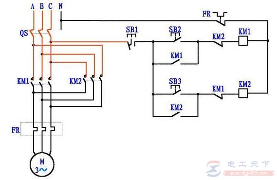 一文看懂电机正反转电路的接线图