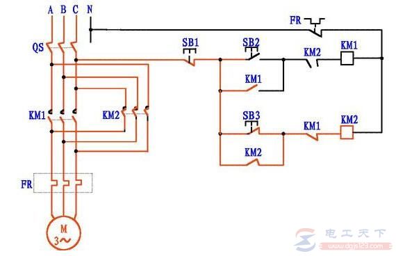 一文看懂电机正反转电路的接线图