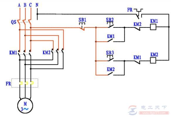 一文看懂电机正反转电路的接线图