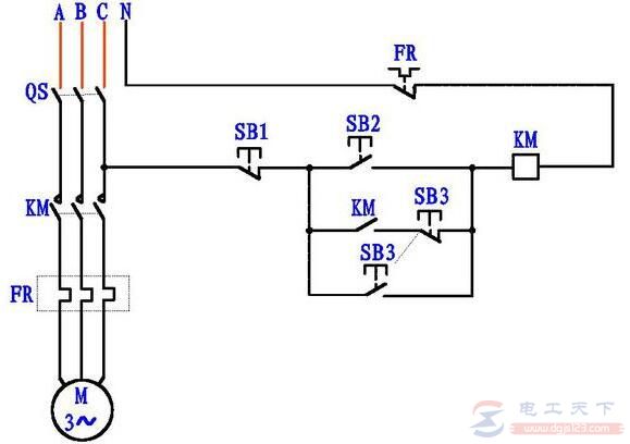 一文看懂接触器点动加自保电路的电路图