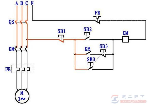 一文看懂接触器点动加自保电路的电路图