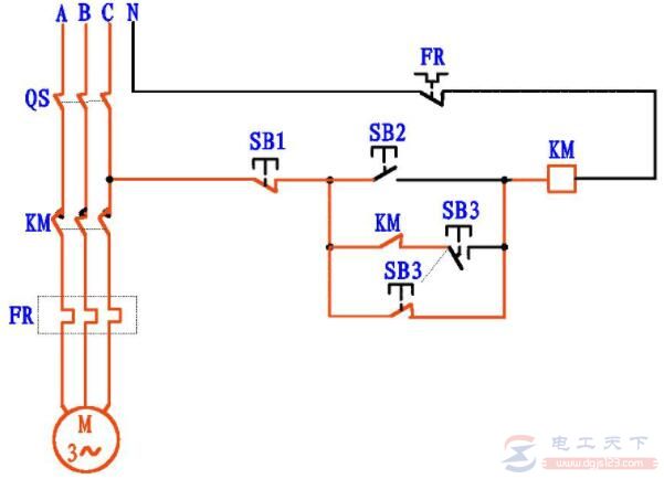 一文看懂接触器点动加自保电路的电路图