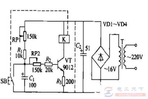 一例时间控制电路的工作原理分析