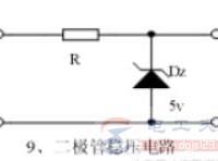 二极管稳压电路特性曲线及稳压过程