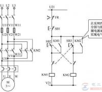 一例按钮互锁正反转控制电路的原理分析