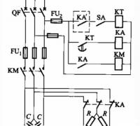 一例低压无功补偿的控制电路图