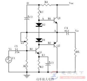 功率放大电路的工作过程及原理分析