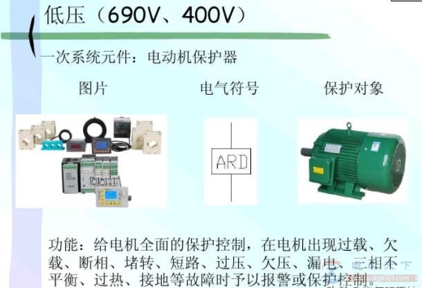 电动机保护器图片及电气符号