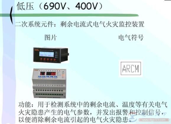 剩余电流式电气火灾监控装置图片与电气符号