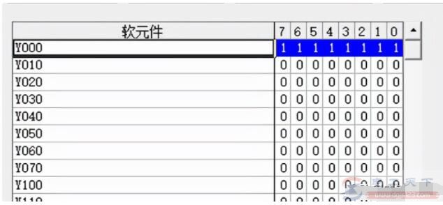 三菱FX系列PLC取反传送指令用法实例说明