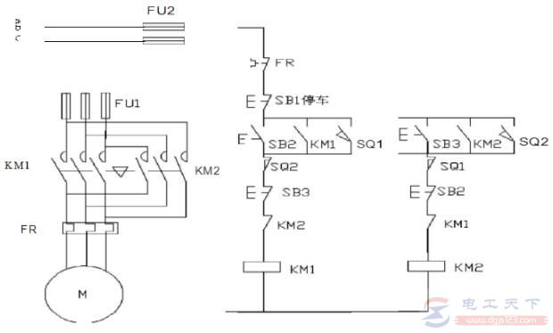 西门子<a href=/plc/ target=_blank class=infotextkey>plc</a>实现小车往返运动的程序示例