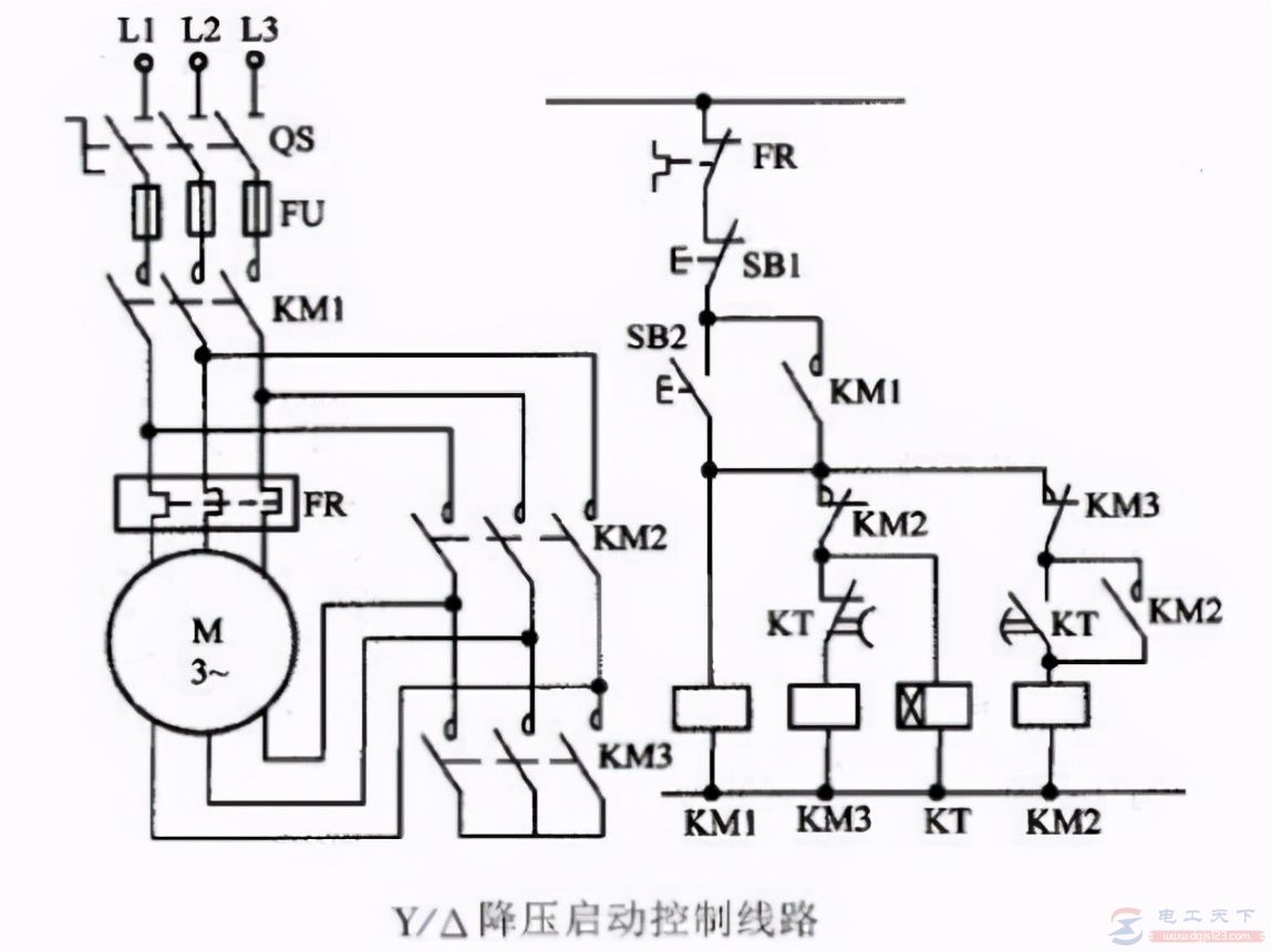 西门子s7-200实现星三角降压启动的代码示例