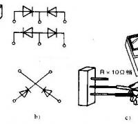 怎么用万用表检测整流桥的好坏？