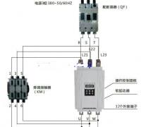 一例软启动器主回路的接线图