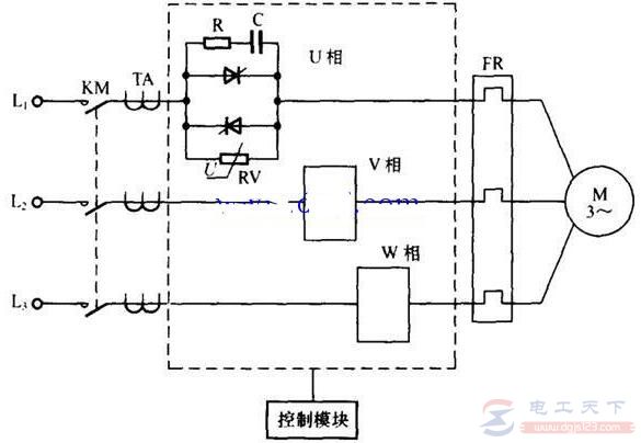 软启动器工作原理图解