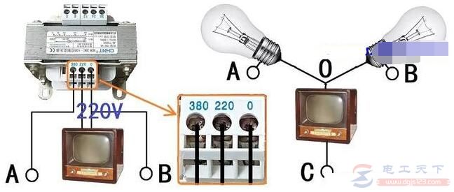380v变为220v没有零线时的解决办法