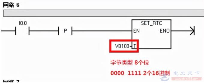 西门子s7-200系列<a href=/plc/ target=_blank class=infotextkey>plc</a>实例：设置时钟指令