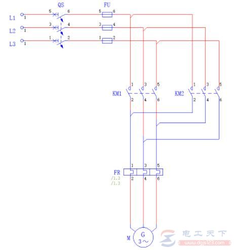 三菱FX-PLC实现电动机正反转控制的代码