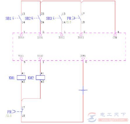 三菱FX-PLC实现电动机正反转控制的代码