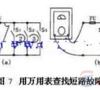 万用表检测线路中短路的方法