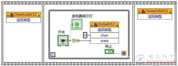 用数字量输出口控制继电器通断的方法