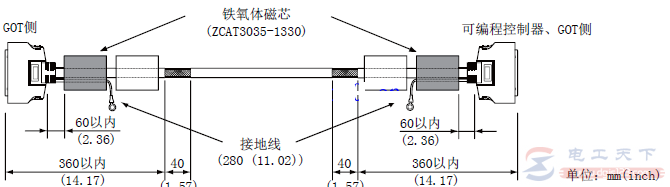 一文看懂三菱触摸屏GOT2000编程电缆的制作方法