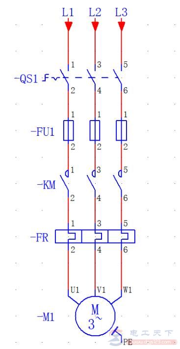 三菱PLC自锁控制应用程序的例子