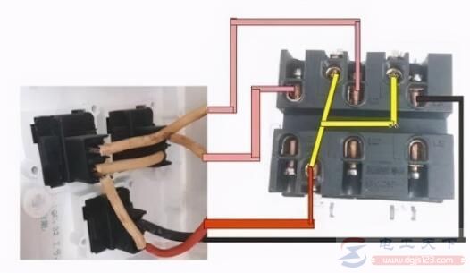 双控开关的连接方法