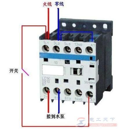 有些交流接触器包线有三个接头是什么原因