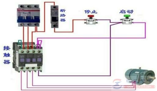 接触器入门知识：接触器的工作原理，接触器的自锁