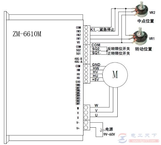 西门子直流调速器电位器的接线方法