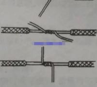 单股铝线t字接法说明