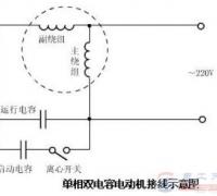 单相电机双电容怎么区分启动电容和运行电容？