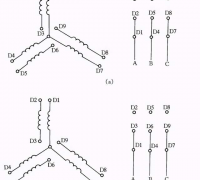 一例双速电动机2Y/2Y的接线方法