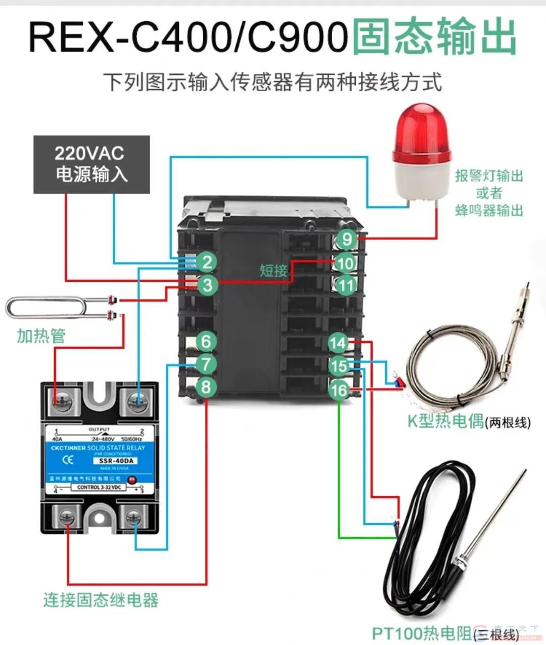 REX系列温控器怎么接，捋一捋接线图及接线方法