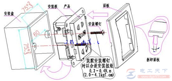 墙面插座面板怎么拆卸开关