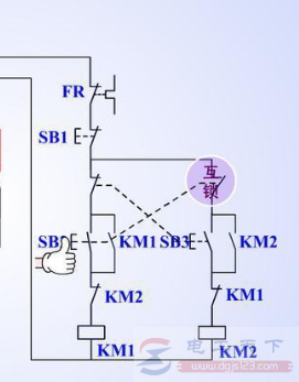 2个接触器控制单相电机正反转的方法