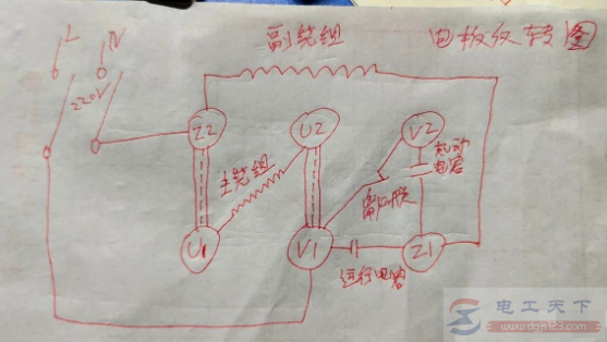 单相电动机正反转接线，记住几个关键点