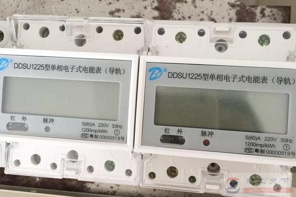 DDSu1225型单相电子式电能表的接线方法