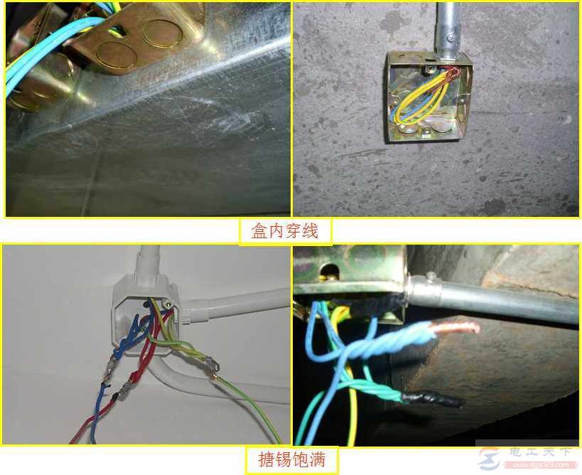 电气工程管内穿线的质量标准