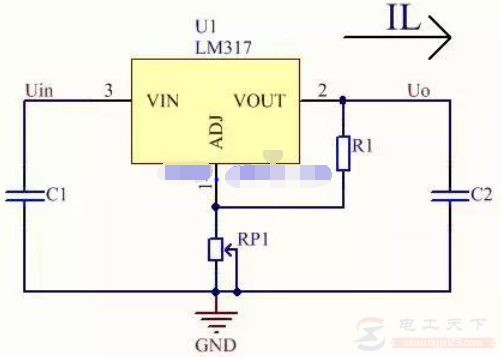 可调稳压器LM317的基本电路说明