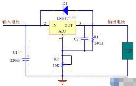 LM317可调电压的输出原理详解
